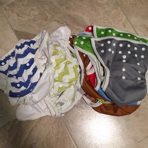 RESERVED Lot of 12 cloth diaper covers